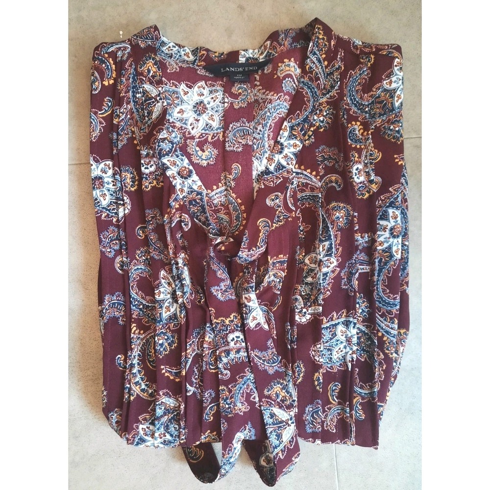Lands End Womens Shirt Size 10 Pre-owned - Picture 1 of 8